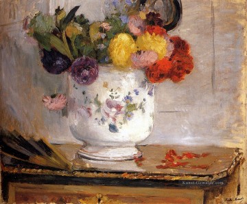 Dahlien Blumenmalers Berthe Morisot Ölgemälde